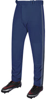 Proline Youth Full Length Baseball Pants with Stripes (Navy)