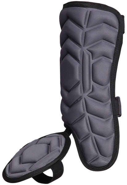 Baseball Batter's Leg Guard with Adjustable Straps (Dark Gray)