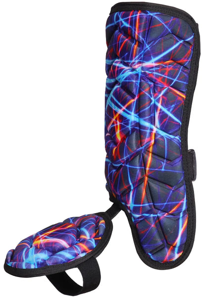 Baseball Batter's Leg Guard with Adjustable Straps (Lazer)