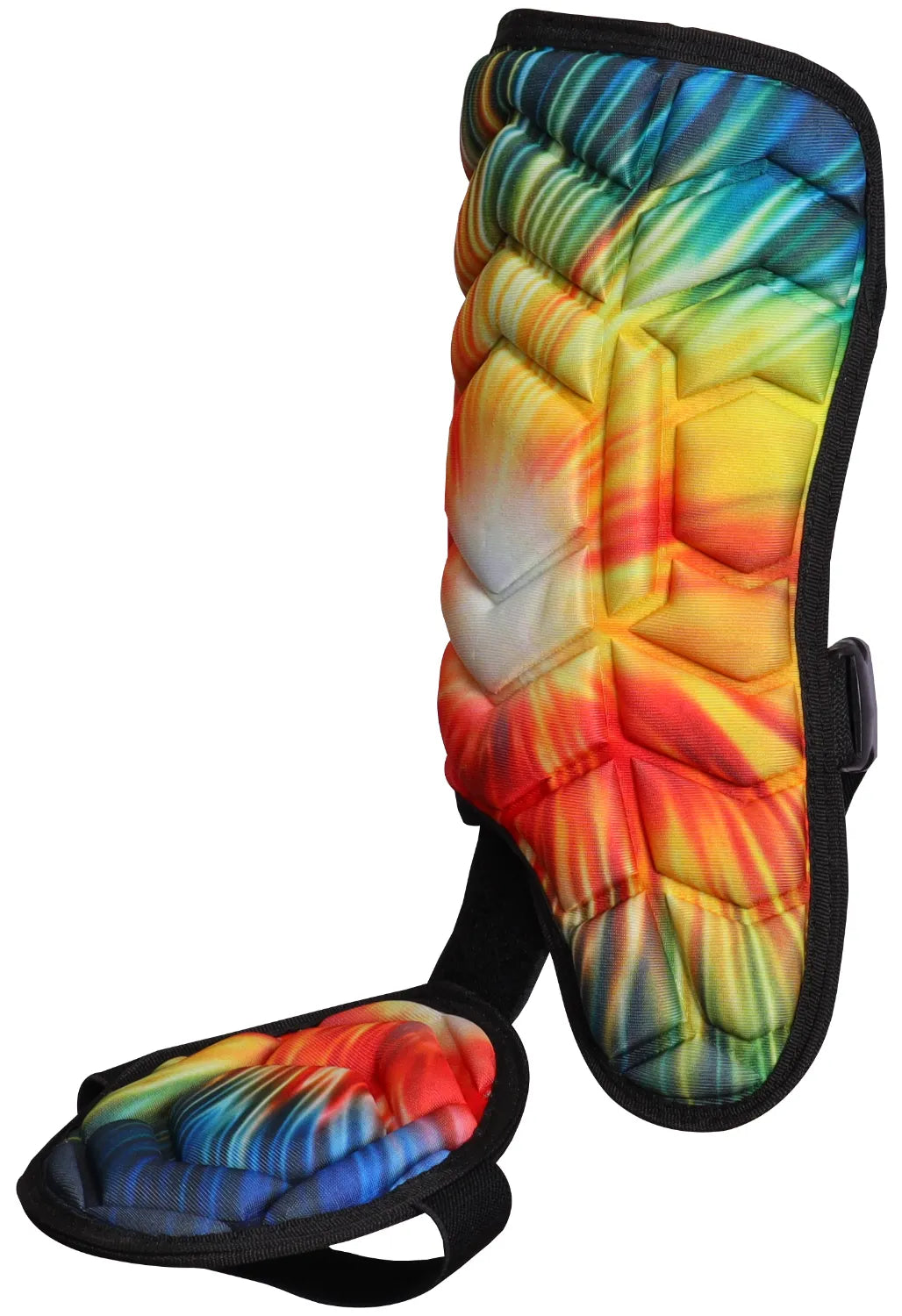 Baseball Batter's Leg Guard with Adjustable Straps (Tie Dye)