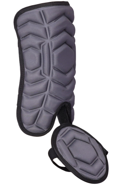 Baseball Batter's Leg Guard with Adjustable Straps (Dark Gray)