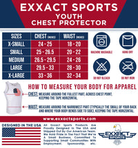 Tank Top Boys Baseball Chest Protector (White)