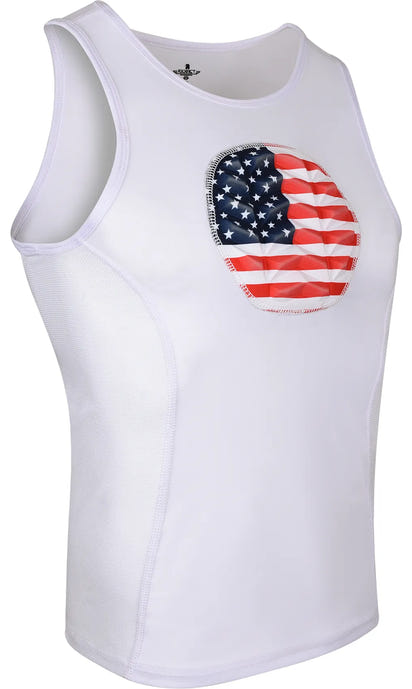 Tank Top Boys Baseball Chest Protector (Patriot)