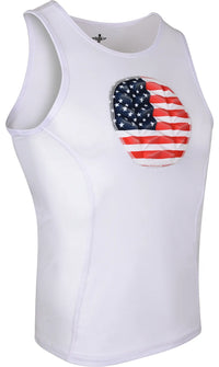 Tank Top Boys Baseball Chest Protector (White)