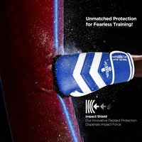 Clash Boxing Gloves for Men & Women (Royal Blue/White)