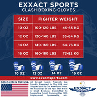 Clash Boxing Gloves for Men & Women (Royal Blue/White)