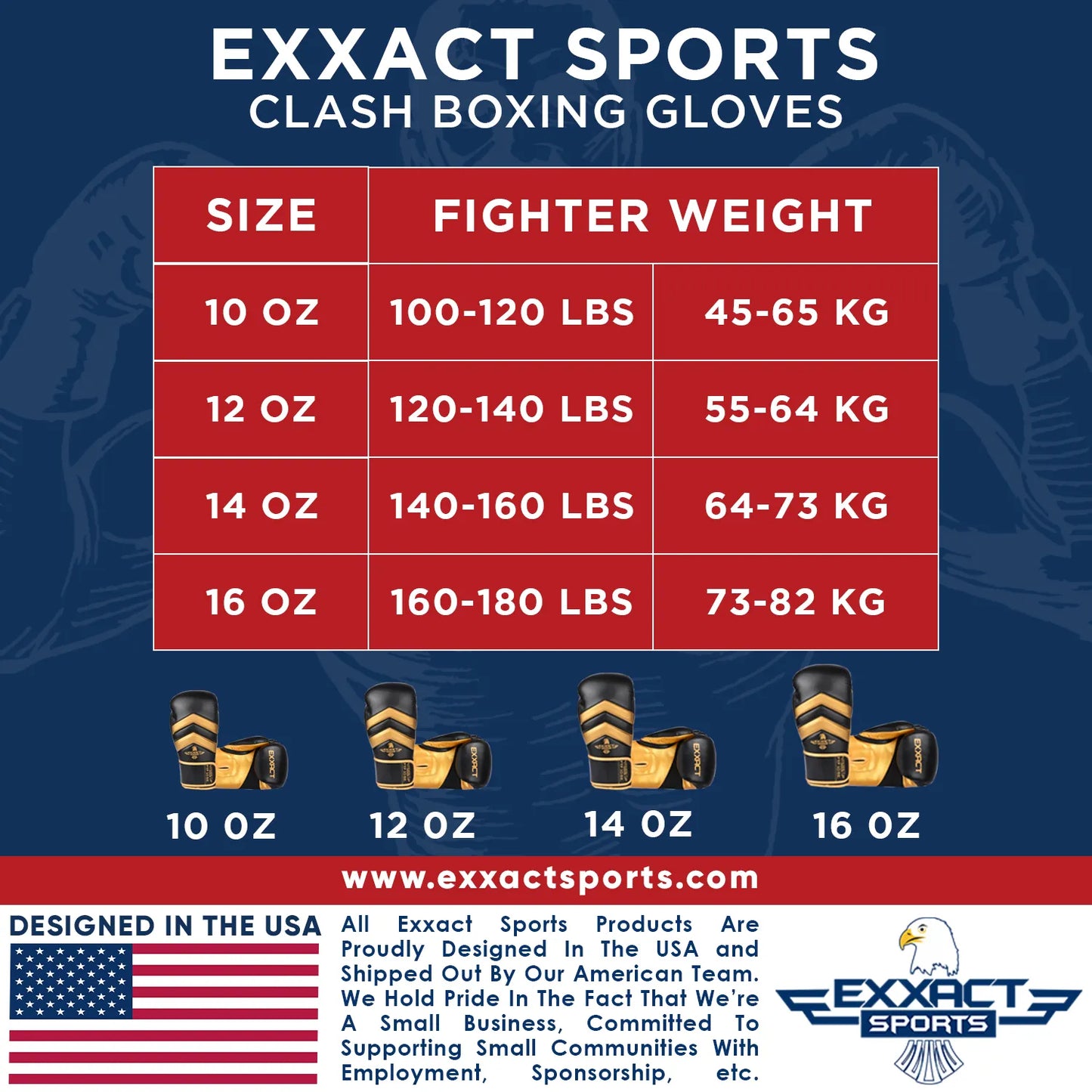 Clash Boxing Gloves for Men & Women (Black/Gold)