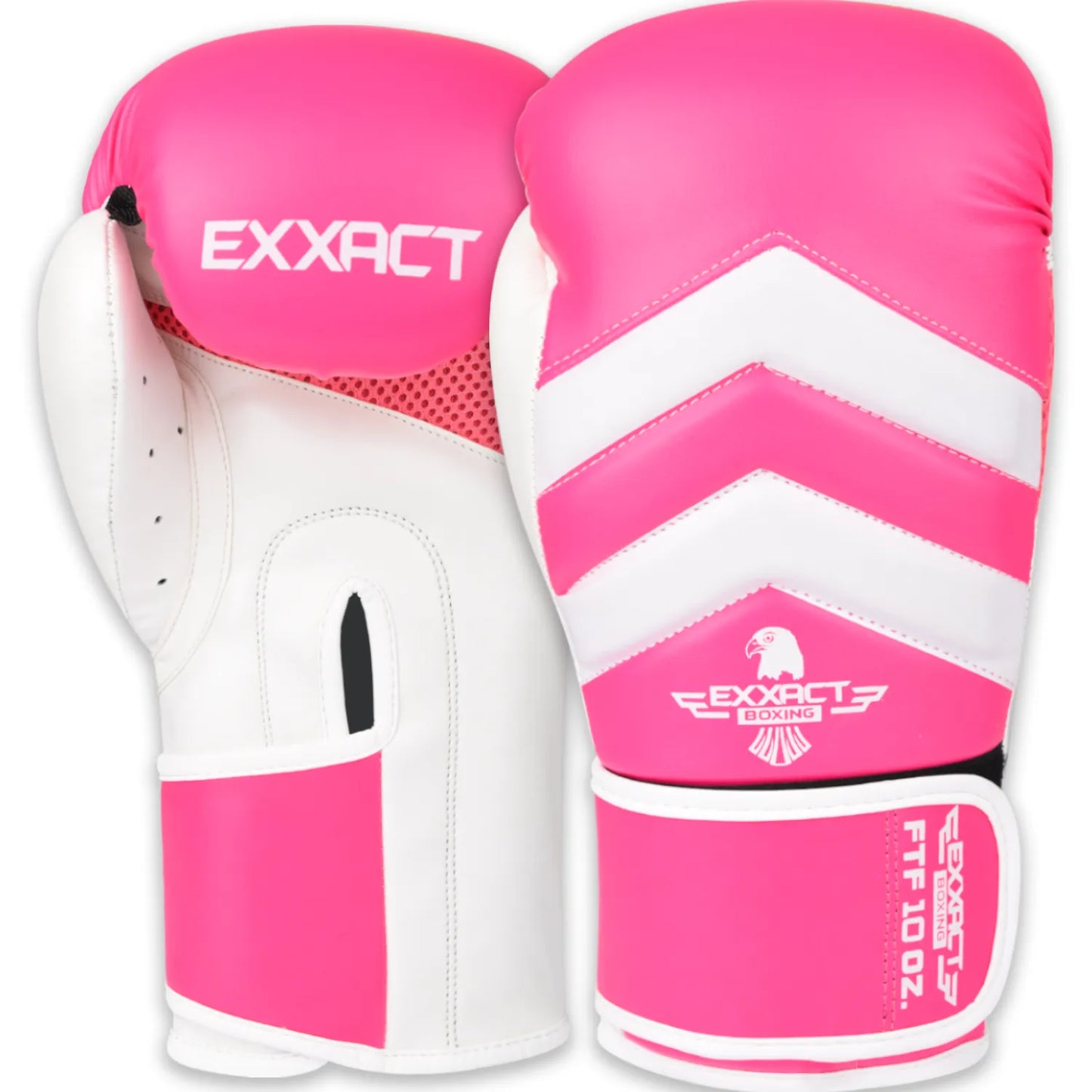 Clash Boxing Gloves for Men & Women (Baby Pink/White)