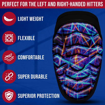Defender Baseball Elbow Guard with Adjustable Strap (Lazer)
