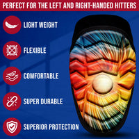 Defender Baseball Elbow Guard with Adjustable Strap (Tie Dye)