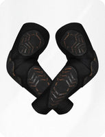 Compression 3-Padded Arm Sleeve , Football & Baseball 1 Pair (Black)