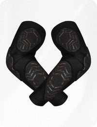 Compression 3-Padded Arm Sleeve , Football & Baseball 1 Pair (Black)