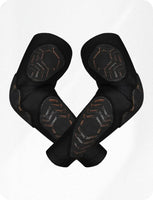 Compression 3-Padded Arm Sleeve , Football & Baseball 1 Pair (Black)