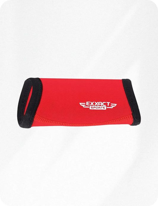 Neoprene Chin Strap Cover for Ultimate Comfort and Protection (Red)