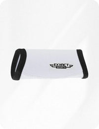 Neoprene Chin Strap Cover for Ultimate Comfort and Protection (White)