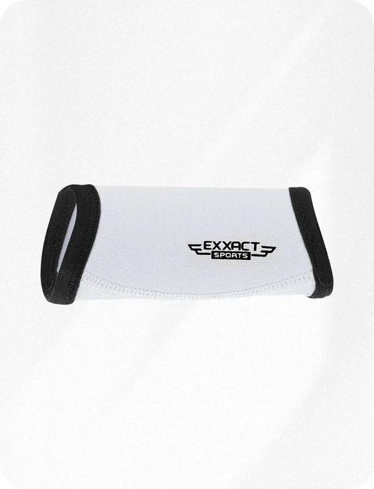 Neoprene Chin Strap Cover for Ultimate Comfort and Protection (White)