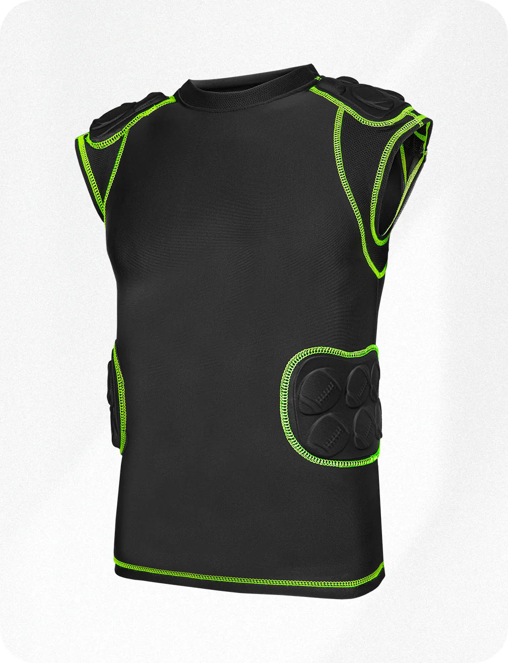 Defender 5 Pads Boys Football Compression Shirt (Youth)