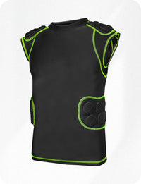 Defender 5 Pads Boys Football Compression Shirt (Youth)