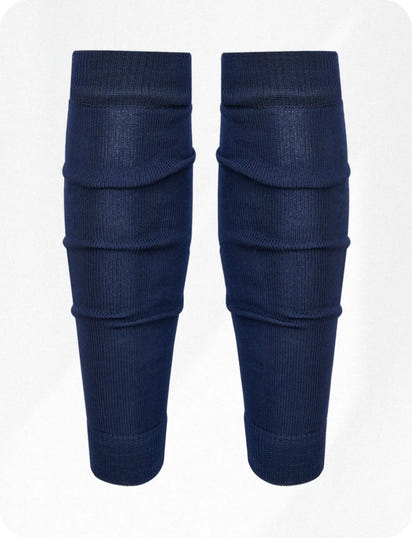 Football Leg Sleeves Men's & Boys (1 Pair) Navy