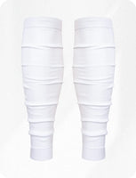 Football Leg Sleeves Men's & Boys (1 Pair) White