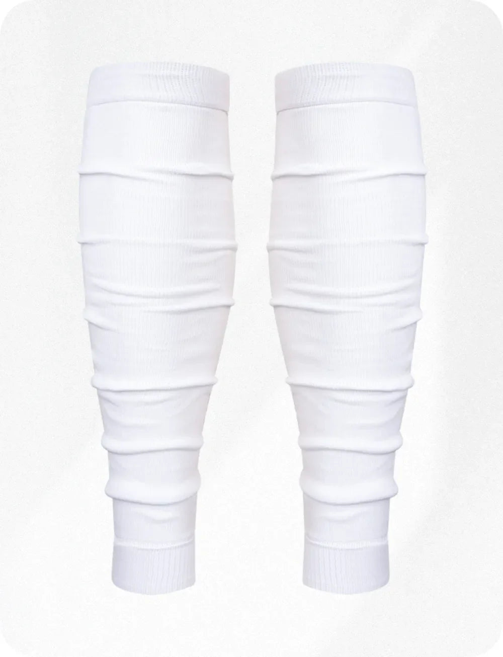 Football Leg Sleeves Men's & Boys (1 Pair) White