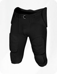 Proline Boys Integrated Football Pants with 7 Flex Pads Black (Youth)
