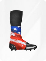 Spats Cleat Men & Boys Football Covers (Bruashy Usa Flag)