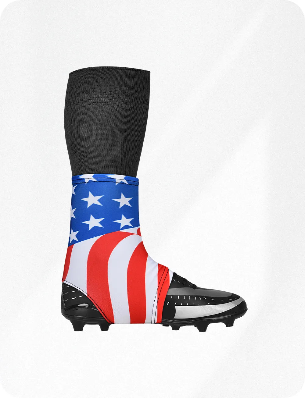 Spats Cleat Men & Boys Football Covers (usa Flag)