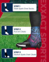 Spats Cleat Men & Boys Football Covers (Lazer)