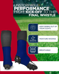 Spats Cleat Men & Boys Football Covers (Navy)