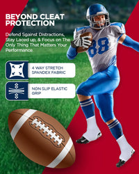 Spats Cleat Men & Boys Football Covers (Navy)