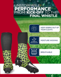 Spats Cleat Men & Boys Football Covers (Neno Green)