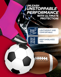 Spats Cleat Men & Boys Football Covers (Pink)