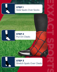 Spats Cleat Men & Boys Football Covers (Spider)