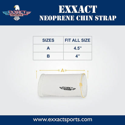 Neoprene Chin Strap Cover for Ultimate Comfort and Protection (Black)
