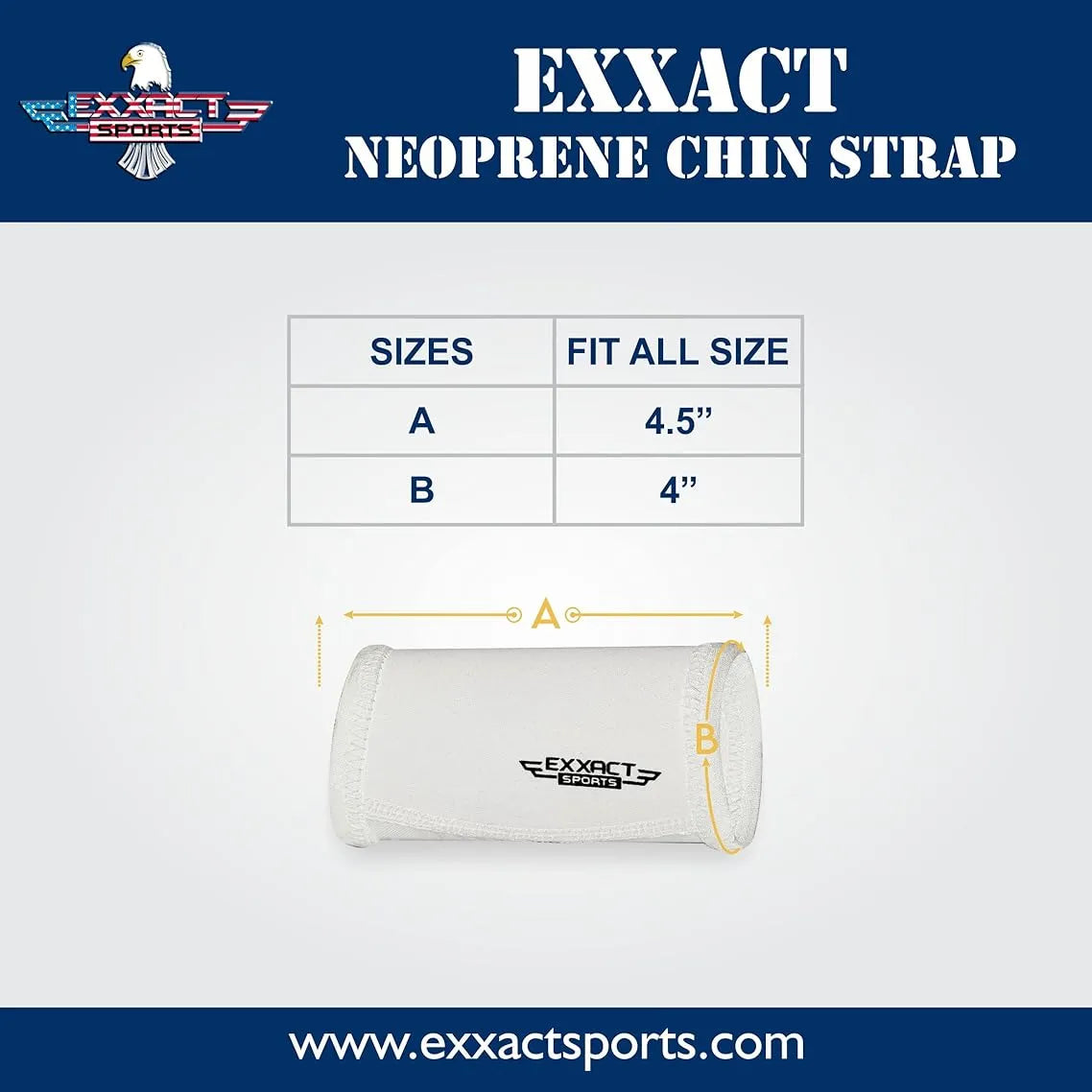 Neoprene Chin Strap Cover for Ultimate Comfort and Protection (Black)