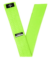 Streamer Football Towel with Hook & Loop Fastener (Neon Green)