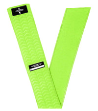 Streamer Football Towel with Hook & Loop Fastener (Neon Green)