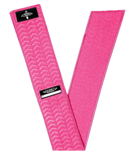 Streamer Football Towel with Hook & Loop Fastener (Pink)