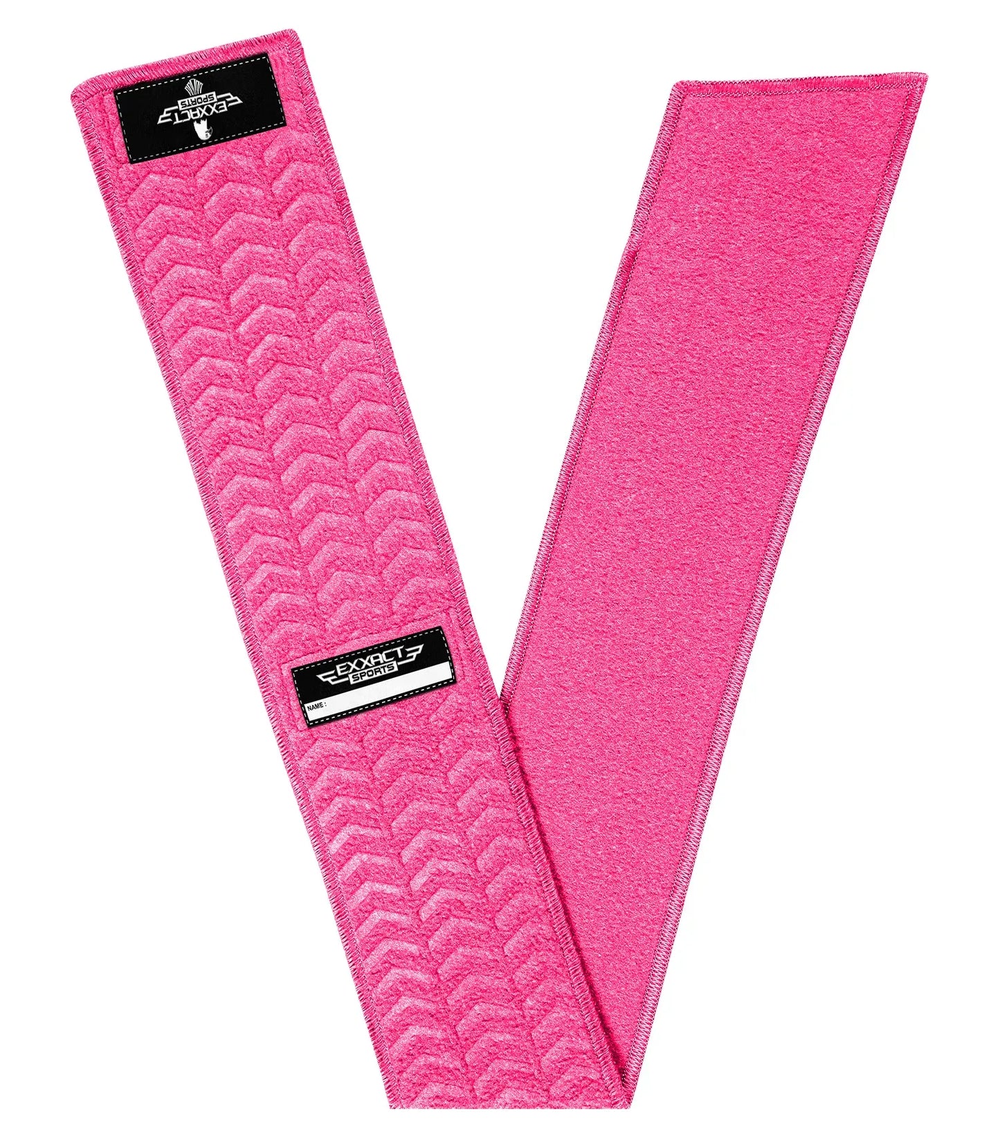 Streamer Football Towel with Hook & Loop Fastener (Pink)