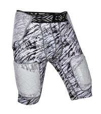 Men's Gladiator 5-Pad Football Girdle with Cup Pocket (Textured Camo)