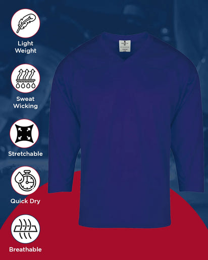Men's Navy Hockey Practice Jerseys (Adult)