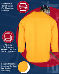 Boys Gold Hockey Practice Jersey (Youth)