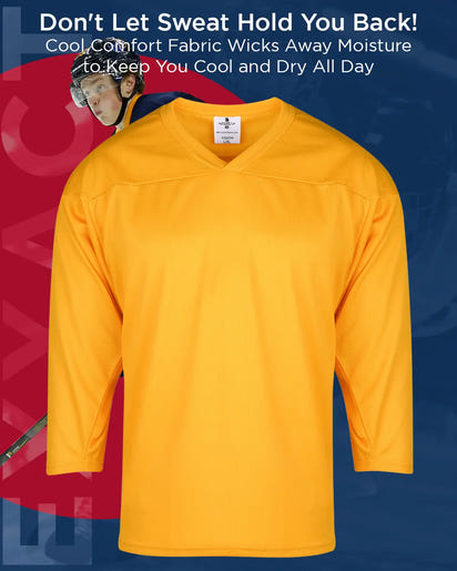Boys Gold Hockey Practice Jersey (Youth)