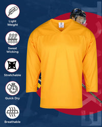 Boys Gold Hockey Practice Jersey (Youth)