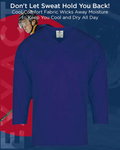 Boys Navy Hockey Practice Jersey (Youth)