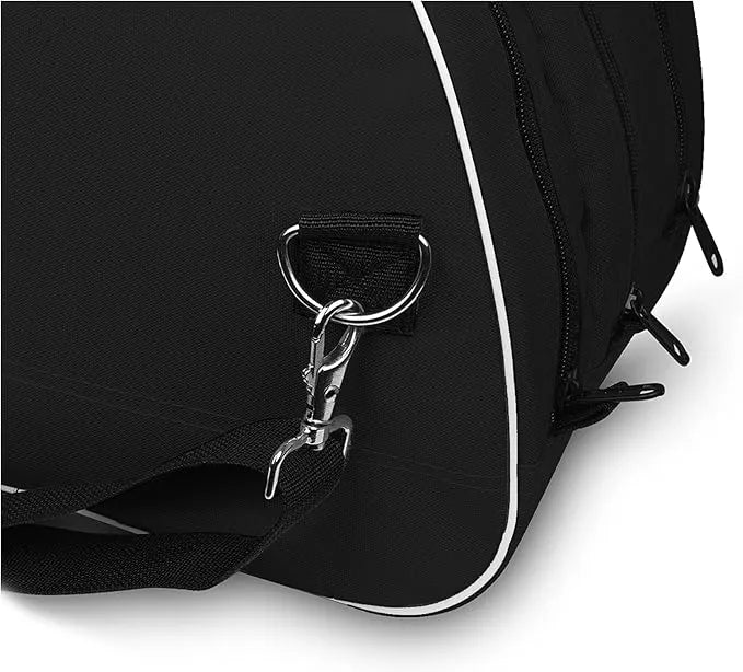 Black Ice Skate Bag with Adjustable Shoulder Strap
