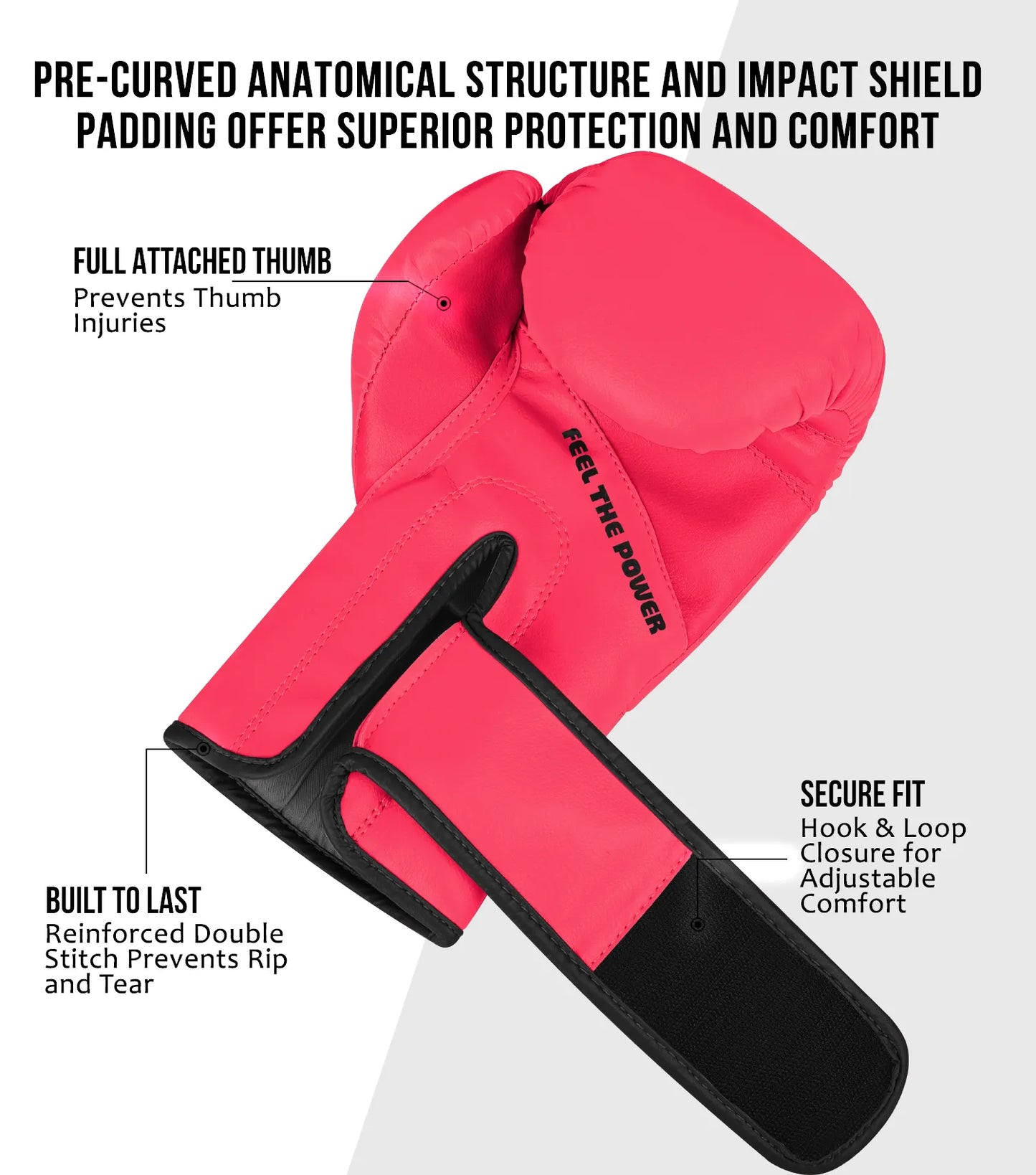 Kids Printed Knockout Boxing Gloves with Padded Protection (Ninja)