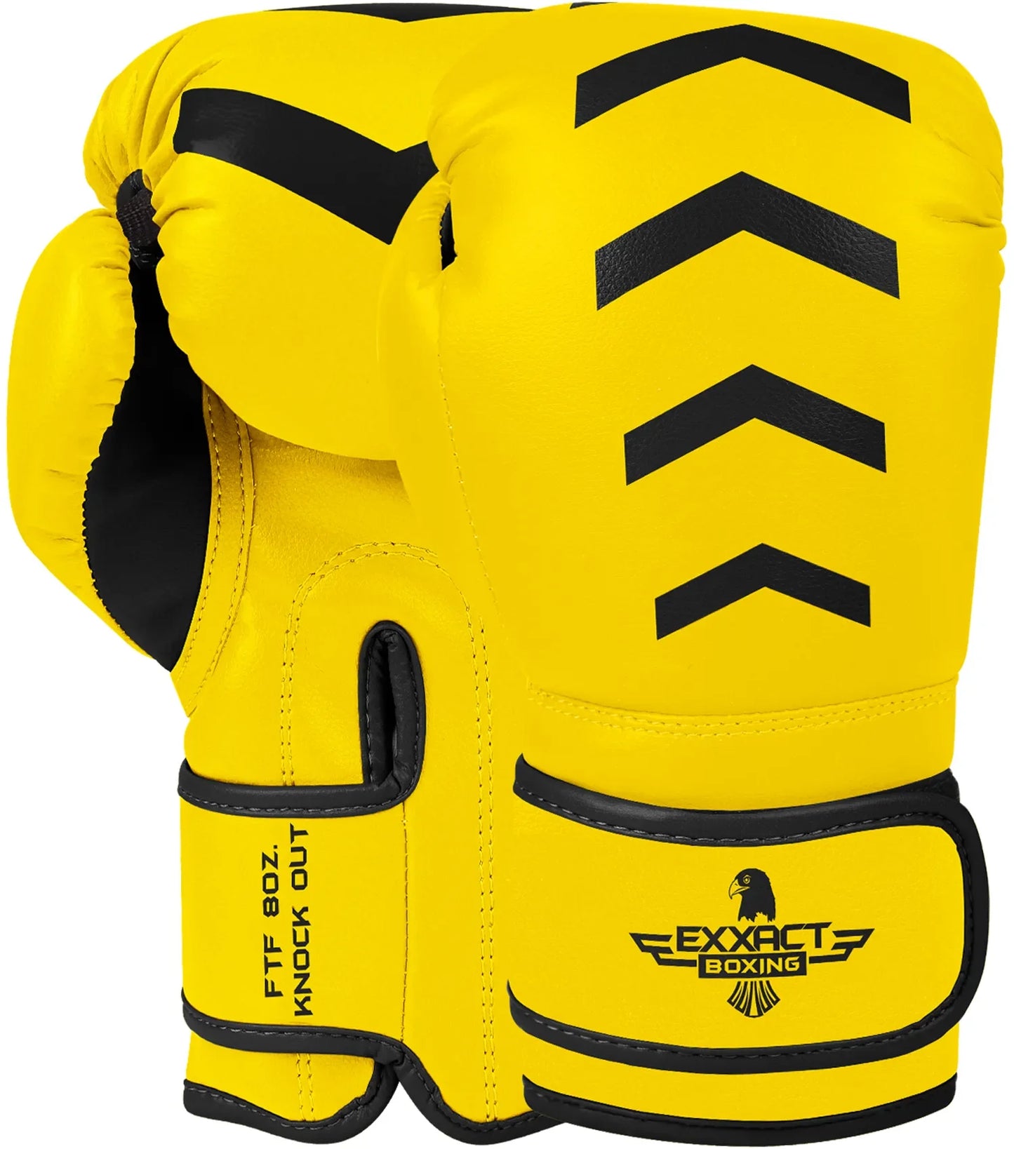 Kids Knockout Boxing Gloves with Padded Protection (Gold/Black)