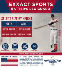 Baseball Batter's Leg Guard with Adjustable Straps (Tie Dye)